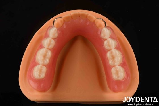 Tùy chỉnh tùy chỉnh Acrylic răng giả kết thúc nhẹ cao độ đàn hồi